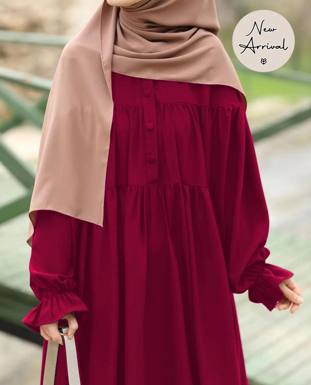 Stylish Georgette Full Abaya - 1 Pc